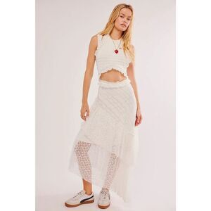 New Free People Aspen Moon Maxi Dress White Size XS